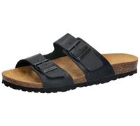 Pantolette LICO "Pantolette Bioline Jenrik", Gr. 38, schwarz, Leder, Schuhe (65241429-38) schwarz