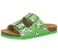 Hausschuh LICO "Pantolette Bioline Universe", Jungen, Gr. 32, grün, Synthetik, Schuhe Hausschuh (95423048-32) grün