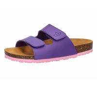 Pantolette LICO "Pantolette Bioline Velcro Kids", Gr. 39, lila, Filz, Schuhe (36068141-39) lila