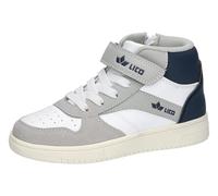 Lico Chad VS High Sneaker, Weiss/Grau/Marine, 31 EU