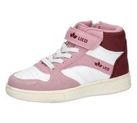 Lico Unisex Kinder Chad Vs High Sneaker, Weiss Rosa Bordeaux, 30 EU