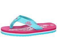 Lico Unisex Kinder Flamenco Flipflops, Türkis Pink Weiß, 34 EU