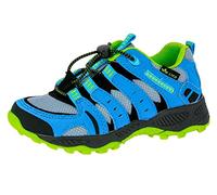 Lico Unisex Kinder Fremont Trekkingsschuhe, Grau Blau Lemon, 5 UK EU