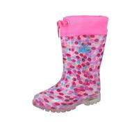 Lico Gummistiefel Power Blinky Dots Unisex Kinder Pink/Türkis Größe 32