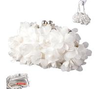 Licsaliwe Abendtasche für Damen elegante ausgefallene Hochzeits-Satin-Blumentasche mit Verschluss und abnehmbarer Kette modische Umhängetasche mit Blumenmuster für Partys (weiß)