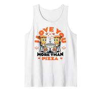 Liebe - I Love You More Than Pizza Date Tank Top
