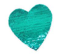 Liebe Pailletten Aufnäher, Bügelbild, Patch, Aufbügler, Applikation, Wendepailletten für T-Shirt, Jeans, Hüte