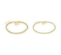 Liebeskind Armband LJ-0855-B-21 IP Gold & Fußkette LJ-0859-A-25 IP Gold