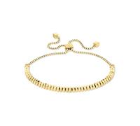 Liebeskind Berlin Armband LJ-1528-B-17 eckige Beads Zugverschluss IP Gold One Size Damen