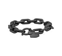 LIEBESKIND Armband mit Anhänger aus Edelstahl Schwarz