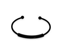 Liebeskind Berlin Armband Twist – Edelstahl, IP Schwarz, 6,9 cm, Gr. One Size, Damen