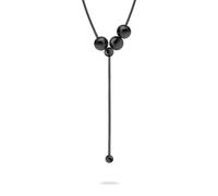 Liebeskind Berlin Halskette Steel Ball LJ-1717-N-42 Edelstahl IP Schwarz 42 cm Damen