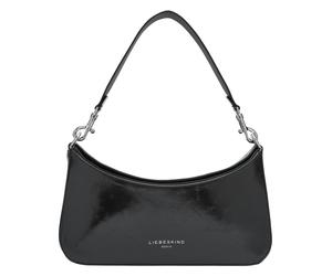 LIEBESKIND BERLIN Alessia 3 Paper Touch Crinkle Shoulder Bag S Black
