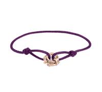 LIEBESKIND Berlin Damen Stoffarmband LJ-1803-B-21 mit Edelstahl-Anhängern in IP Roségold