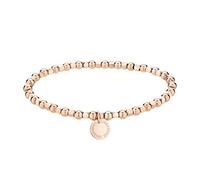 LIEBESKIND BERLIN Beads Armband - kleine Kugeln aus Edelstahl - Silber, Gold, Roségold & Schwarz - elastisch und vielseitig kombinierbar - Geschenkidee