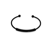 Liebeskind Berlin Armband Twist – Edelstahl, IP Schwarz, 6,9 cm, Gr. One Size, Damen