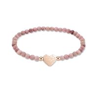 LIEBESKIND BERLIN Broken Heart Beads Bracelet - Elegantes Armband aus poliertem Edelstahl - 17cm - wasserfest & hautfreundlich