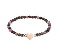 LIEBESKIND BERLIN Broken Heart Beads Bracelet - Elegantes Armband aus poliertem Edelstahl - mehrfarbig - wasserfest & hautfreundlich