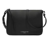 Geräumige Crossbody-Bag aus weichem Schafsleder schwarz