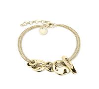 LIEBESKIND Berlin Damen Armband LJ-1734-B-21 aus Edelstahl in IP Gold