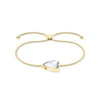 Liebeskind Berlin Armband LJ-1737-B-23 Glass Heart Edelstahl IP-Gold Damen ONE SIZE