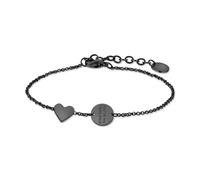 Liebeskind Berlin Damen Armband LJ-1763-B-20 aus Edelstahl in IP Schwarz