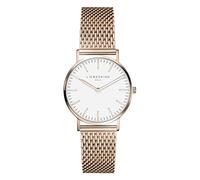 Liebeskind Berlin Damen Armbanduhr - 30 mm Quarzuhr mit rundem Gehäuse - Edelstahl-Mesharmband - 5 ATM wasserdicht - Zeitlos & filigran