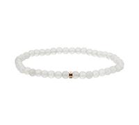 LIEBESKIND Berlin Damen-Bead Jade mit Logo Tag in Edelstahl