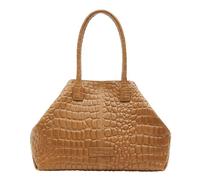 LIEBESKIND Berlin Damen Chelsea kroko SHOPPER MEDIUM, Golden Amber, Medium (HxBxT 28cm x 15cm 36cm) EU