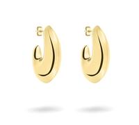 Liebeskind Berlin Creole LJ-1685-E-36 Organic Shapes – Edelstahl, IP Gold – Damen ONE SIZE