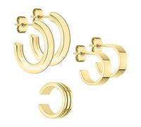 LIEBESKIND BERLIN Damen Creolen - Ohrringe aus Edelstahl in unterschiedlichen Designs - Zeitlose Schmuckstücke für jeden Look