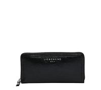 Liebeskind Berlin Damen Fab 2 Crinkled Sally - Portemonnee Purse L, Schwarz, Large (HxBxT 9.4cm x 18.8cm 2cm) EU