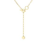 LIEBESKIND BERLIN Damen Halskette - T-Bar Edelstahlkette mit verschiedenen Tragemöglichkeiten - In Silber, Gold, Roségold & Schwarz - Moderner Schmuck für jeden Tag