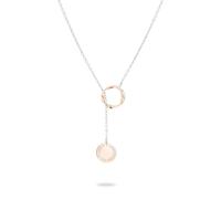 LIEBESKIND BERLIN Damen Infinity Schmuck - Elegante Ketten und Armbänder mit organisch geformten Infinity-Anhängern aus Edelstahl - Größenverstellbar in verschiedenen Farben - 2 verschlungene Ringe
