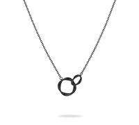 LIEBESKIND BERLIN Damen Infinity Schmuck - Elegante Ketten und Armbänder mit organisch geformten Infinity-Anhängern aus Edelstahl - Größenverstellbar in verschiedenen Farben - 2 verschlungene Ringe