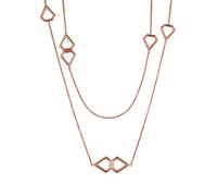 Liebeskind Berlin Damen-Kette mit Anhänger Mutlti Icon Collier Silber 85 cm