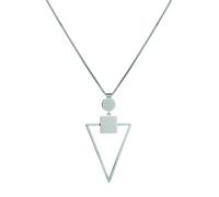 LIEBESKIND BERLIN Damen-Ketten mit Anhänger & Anhänger Edelstahl LJ-0283-N-80, silber