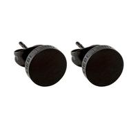 LJ-0067-E-07 LIEBESKIND BERLIN Ohrstecker Größe 7 mm in Edelstahl, IP Black …