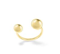 Liebeskind Berlin Ring Steel Ball LJ-1729-R-52, Edelstahl IP Gold, Damen Größe 52