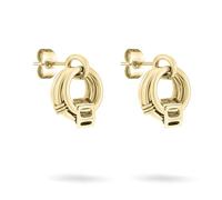 LIEBESKIND BERLIN Damen Schmuck - Die Lora-Serie inspiriert von der Hardware der Liebeskind Taschendesigns - Kette, Ohrringe & Armband mit ineinander verschlungenen Ringen aus Edelstahl