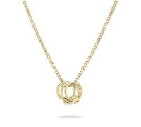 LIEBESKIND BERLIN Damen Schmuck - Die Lora-Serie inspiriert von der Hardware der Liebeskind Taschendesigns - Kette, Ohrringe & Armband mit ineinander verschlungenen Ringen aus Edelstahl