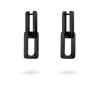 Paar Creolen LIEBESKIND BERLIN "Schmuck Geschenk Edelstahl Ohrringe Mini Link", schwarz, Ohrringe, Damen, Edelstahl (29039139-0) schwarz