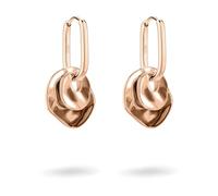 LIEBESKIND BERLIN Damen Schmuck - Kette, Armband und Ohrringe mit organischen Elementen aus Edelstahl - Anschmiegsame Anhänger variieren dynamisch in Form & Größe und verleihen durch ihren Schimmer