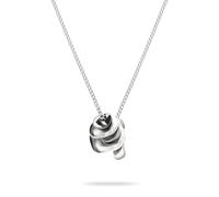LIEBESKIND BERLIN Damen Schmuck - Kette, Armband und Ohrringe mit organischen Elementen aus Edelstahl - Anschmiegsame Anhänger variieren dynamisch in Form & Größe und verleihen durch ihren Schimmer
