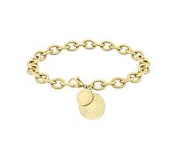 Liebeskind Berlin Armband mit Anhänger aus Edelstahl (Gold), 20 cm