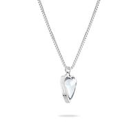 LIEBESKIND BERLIN Damen Schmuck mit Herz - Funkelnde Kette, Armband und Ohrringe mit Glasherz aus Edelstahl in Silber, Gold & Roségold - zeitlos, modern und alltagstauglich - Geschenkidee