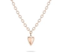 LIEBESKIND BERLIN Damen Schmuck mit Herz - Funkelnde Kette, Armband und Ohrringe mit Glasherz aus Edelstahl in Silber, Gold & Roségold - zeitlos, modern und alltagstauglich - Geschenkidee
