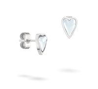 LIEBESKIND BERLIN Damen Schmuck mit Herz - Funkelnde Kette, Armband und Ohrringe mit Glasherz aus Edelstahl in Silber, Gold & Roségold - zeitlos, modern und alltagstauglich - Geschenkidee