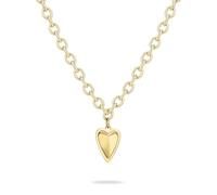 LIEBESKIND BERLIN Damen Schmuck mit Herz - Funkelnde Kette, Armband und Ohrringe mit Glasherz aus Edelstahl in Silber, Gold & Roségold - zeitlos, modern und alltagstauglich - Geschenkidee