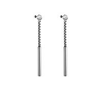 LIEBESKIND BERLIN Damen Schmuck - Verstellbare Y-Halskette und Ohrringe aus Edelstahl in verschiedenen Farben - Zeitlos, Alltagstauglich & Elegant